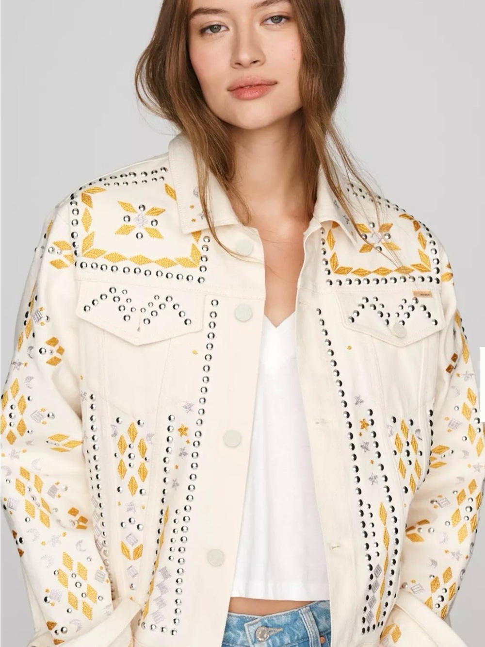 MOTHER The Bruiser Denim Jacket Size - Small